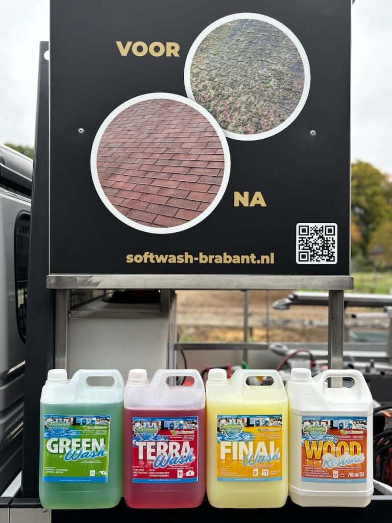 Softwash schoonmaakproducten