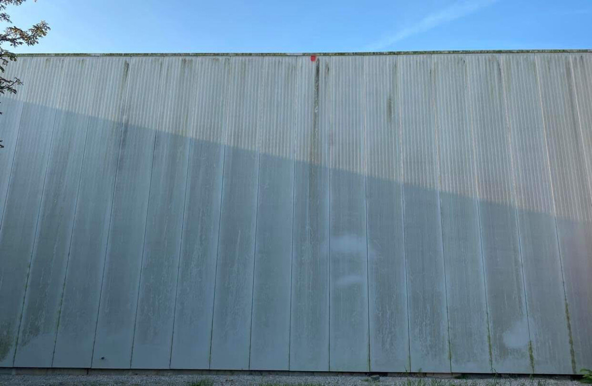 Sandwichpanelen voor Softwash-reiniging